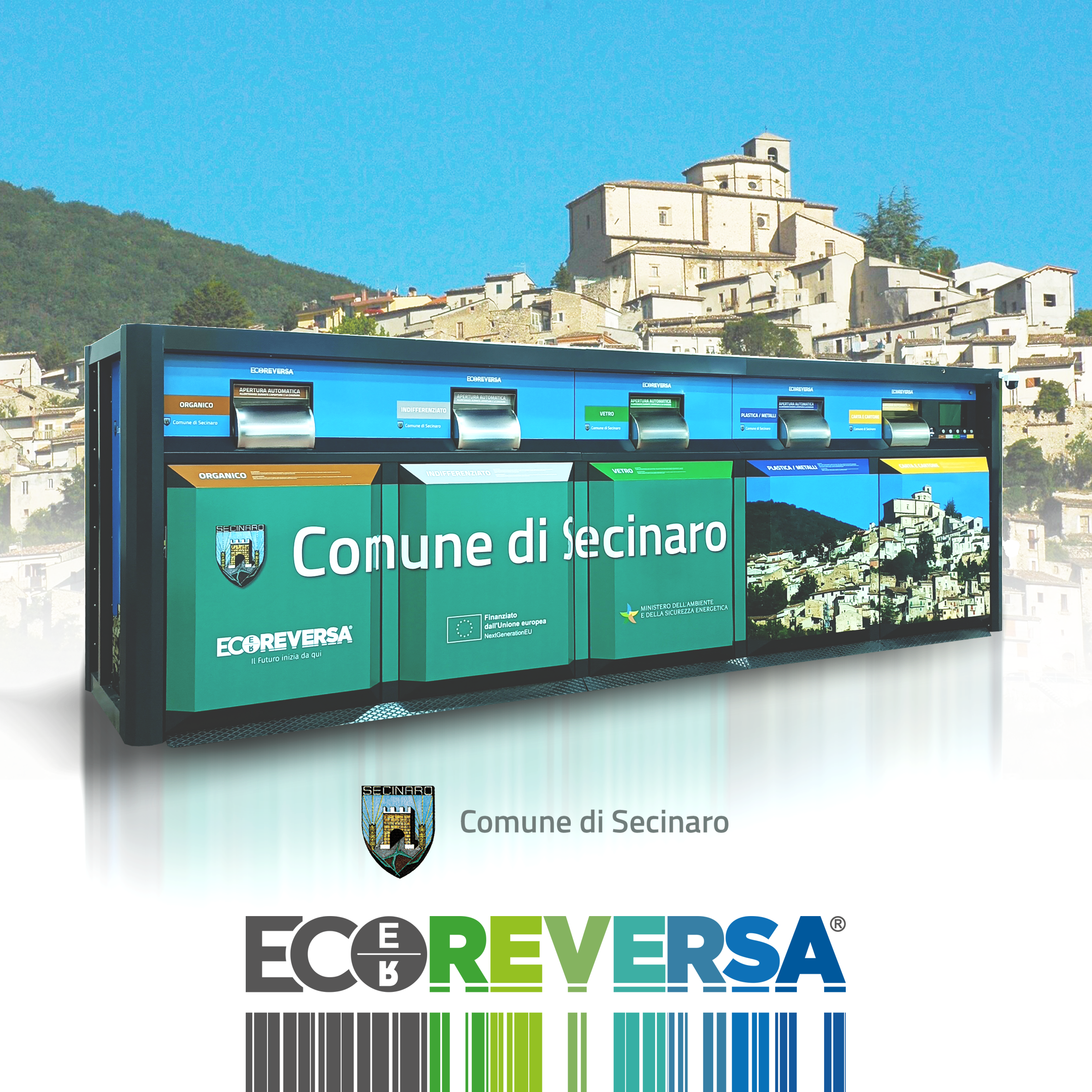 Isole Ecologiche Informatizzate Ecoreversa Comune di Secinaro