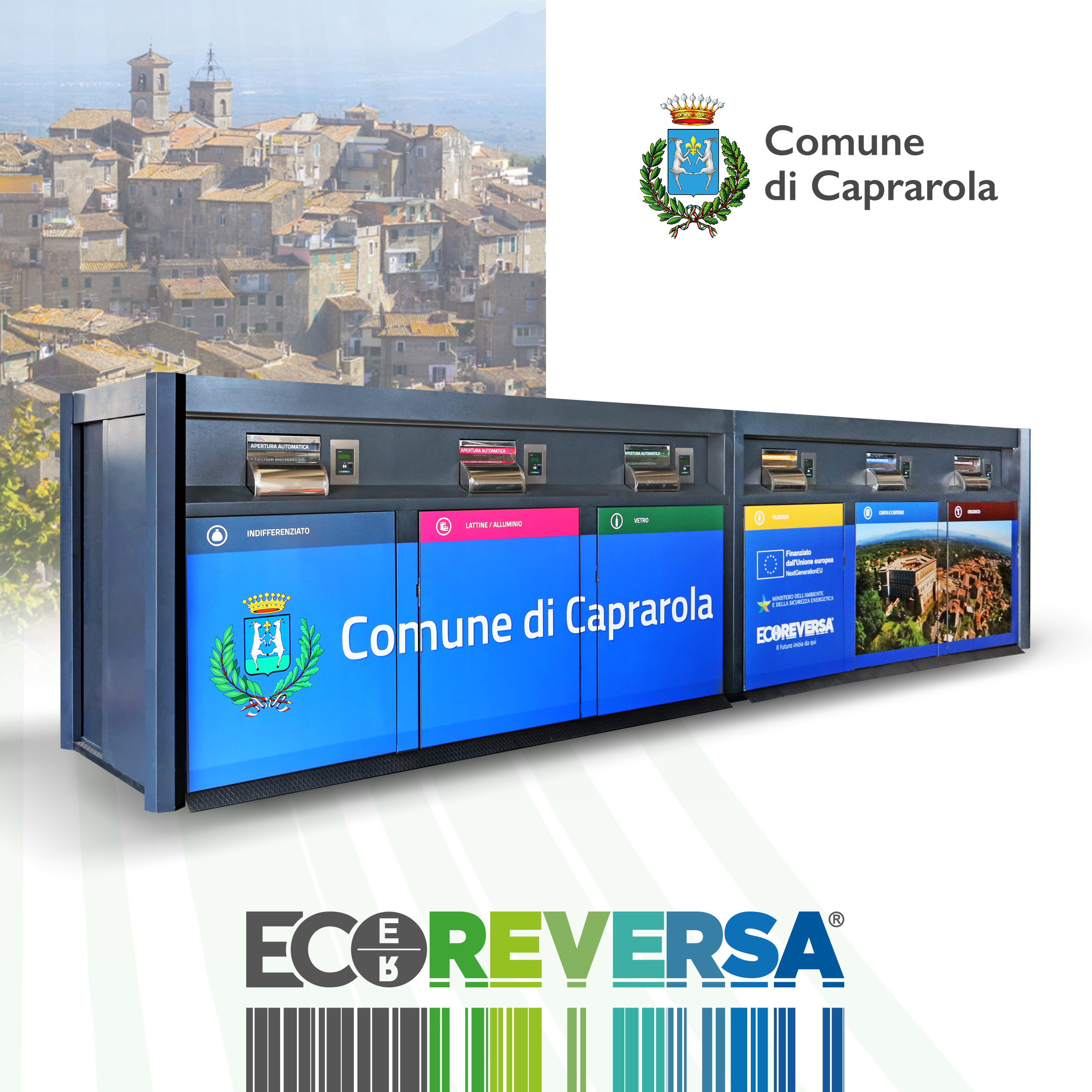 Isole Ecologiche Informatizzate Ecoreversa Comune di Caprarola