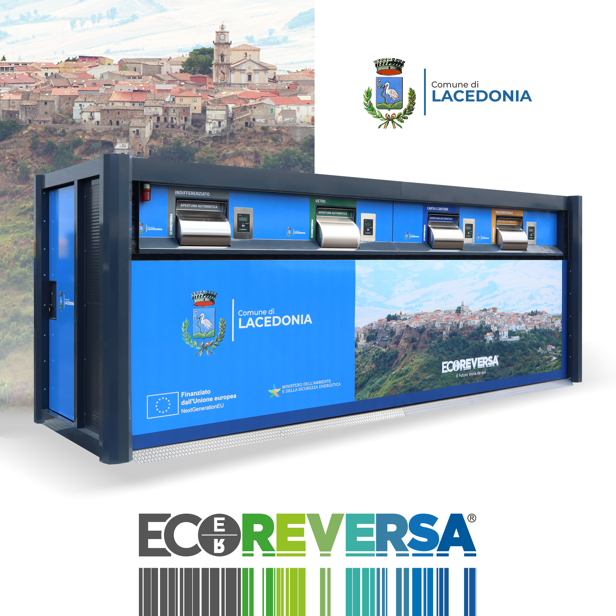 Isole Ecologiche Informatizzate Ecoreversa Comune di Lacedonia