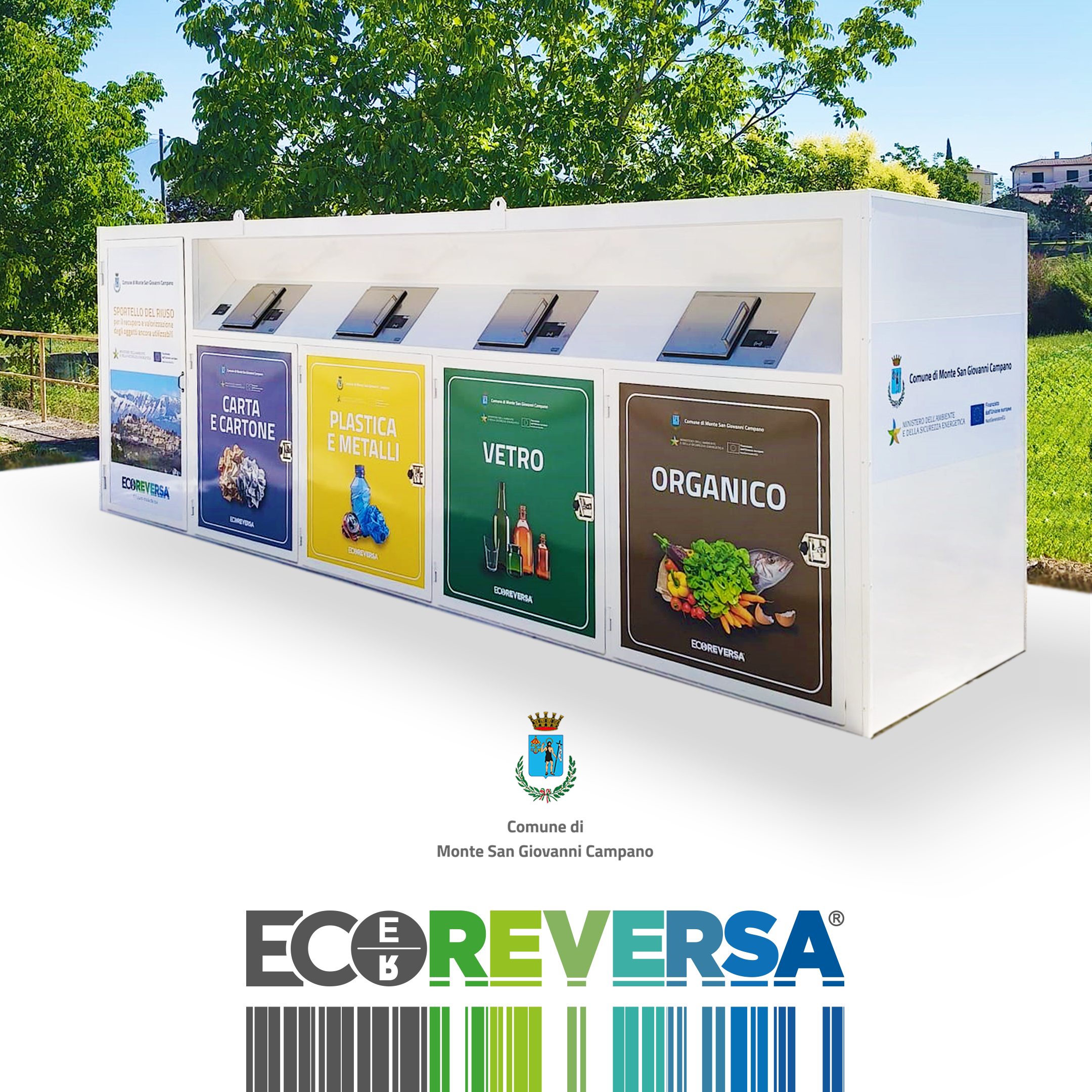 Isole Ecologiche Informatizzate Ecoreversa Comune di Monte San Giovanni Campano