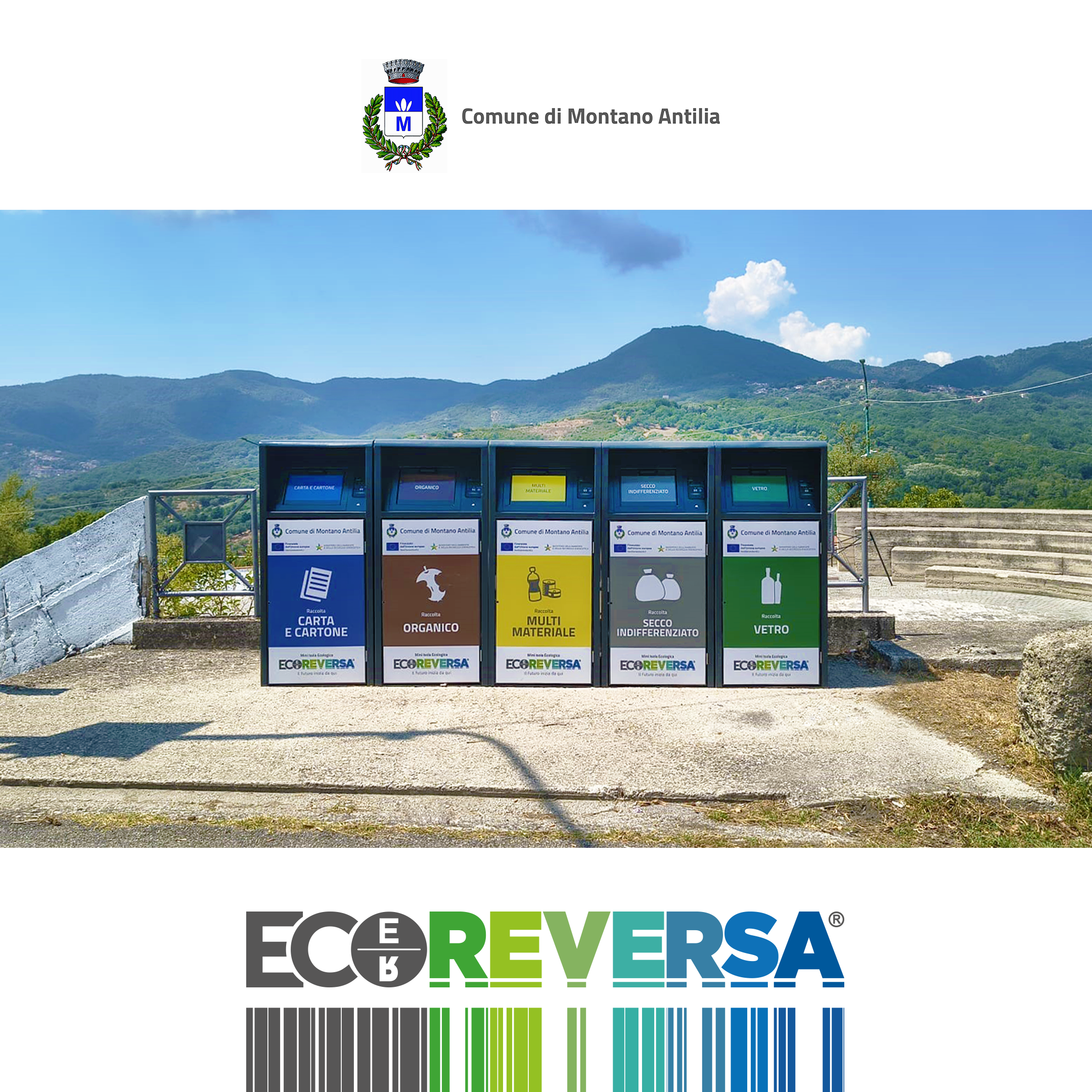 Mini Isole Ecologiche Informatizzate Ecoreversa Comune di Montano Antilia